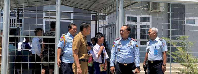 Pelajar SMPN 2 Rumbia Kunjungan Studi ke Rutan Kelas IIB Jeneponto 