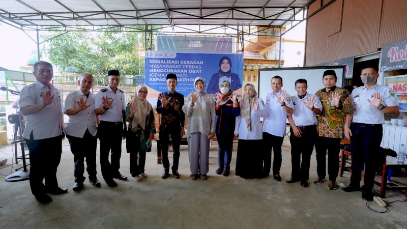 Anggota DPR RI Hasnah Syam Bareng Kemenkes Edukasi Masyarakat Cerdas Pakai Obat