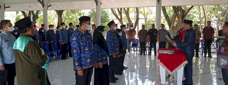 Pj Sekda Sidrap Lantik ASN 