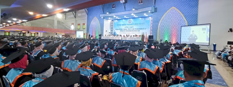 Unismuh Makassar Kukuhkan 2005 Wisudawan, Sandiaga Uno: Saya Yakin Kampus Ini Akan Lahirkan Generasi Muslim Milenial