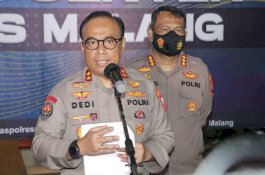Polri Minta Pelaku Anarkis di Luar Stadion Kanjuruhan Menyerahkan Diri