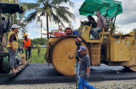 Ruas Jalan Mampise-Salocallu Sidrap Rampung Diperbaiki