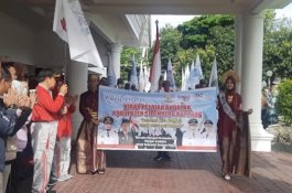 Bupati Sidrap Lepas Kontingen Kirab Pelajar Andalan Peringati Hari Jadi ke-353 Sulsel