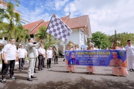 Pelajar SMA-SMK di Barru Ramaikan Kirab Pelajar Andalan, Ini Pesan Suardi Saleh