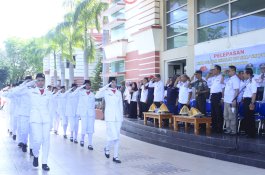 Ratusan Pelajar di Jeneponto Gelar Kirab di Sepanjang Lima Kilo Meter