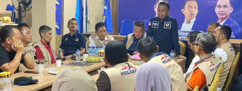 Relawan Anies di Sulsel Sambangi DPW Nasdem