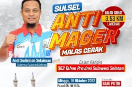 Jangan Lewatkan, Sulsel Anti Mager Siapkan Hadiah Utama Umrah