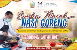 Gubernur Sulsel dan Forkopimda akan Lomba Memasak Nasi Goreng
