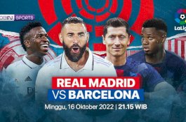 Link Live Streaming Real Madrid Vs Barcelona, Kick-off Pukul 22.15 Wita 