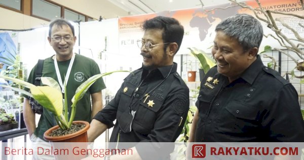 Menutup Acara FLOII, Mentan SYL Optimistis Florikultura Indonesia Makin Mendunia