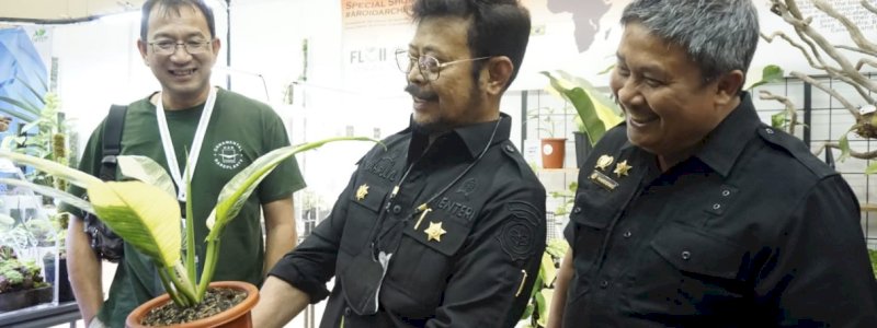 Menutup Acara FLOII, Mentan SYL Optimistis Florikultura Indonesia Makin Mendunia