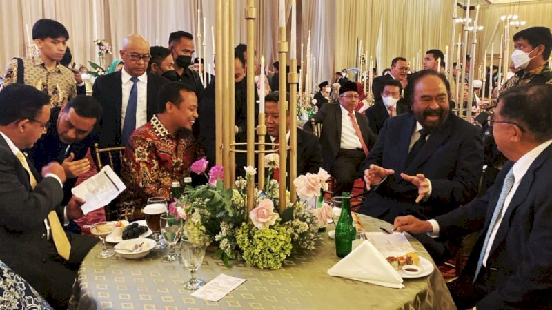 Andi Sudirman Bertemu Mantan Presiden dan Wapres di Acara Pernikahan Anak Salim Segaf