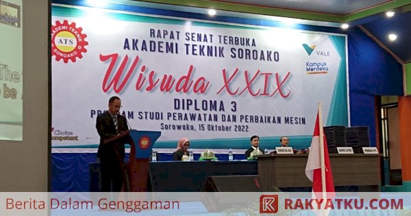 ATS Apresiasi PT Vale Dukung Program Pelatihan Kejuruan