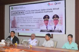 Pemkab Sidrap Luncurkan Sistem Kemitraan UMKM Usaha Besar
