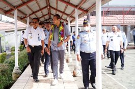 Sambangi Lapas Narkotika dan Lapas Perempuan Bolangi,Begini Pesan Wamenkumham