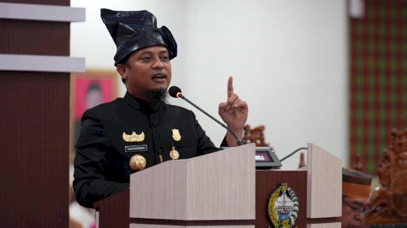 Gubernur Sulsel, Andi Sudirman Sulaiman.