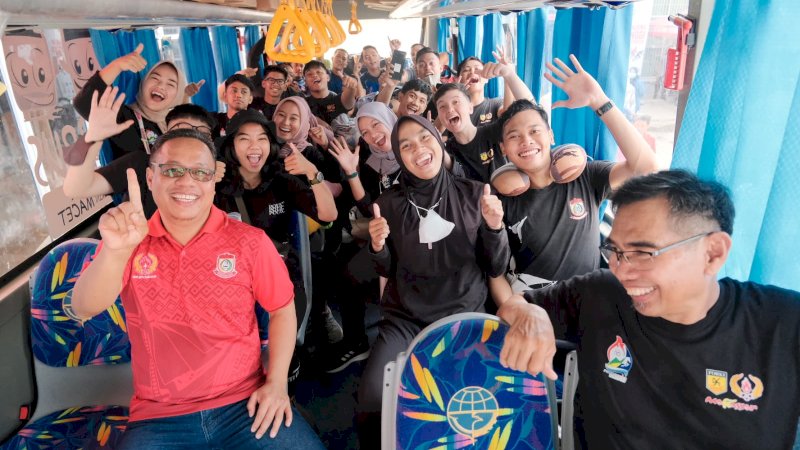 Sekwan Makassar Hadiri Pelepasan Kontingen Karate di Porprov Sulsel XVII