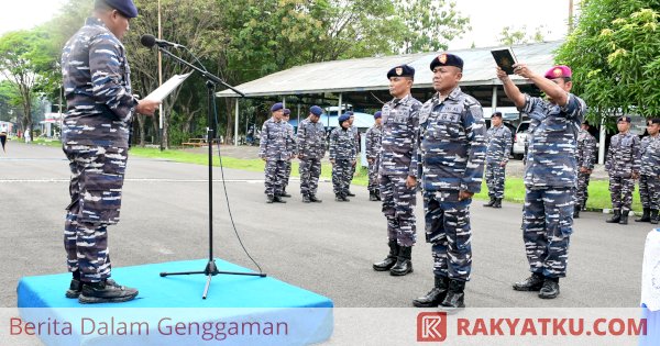 Komandan Kapal Perang KAL Birang II.6-61 Satrol Lantamal VI Makassar Berganti