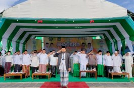 Upacara Tandai Puncak Peringatan Hari Santri Kabupaten Sidrap