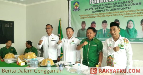 Partai Persatuan Pembangunan Jeneponto Gelar Pendidikan Politik