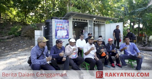 Momen Gubernur Andi Sudirman Tinjau Teknologi Arsinum di Pulau Persatuan Sinjai