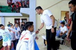 Cara Adnan Purichta Support Atlet Gowa di Pertandingan Porprov Sulsel