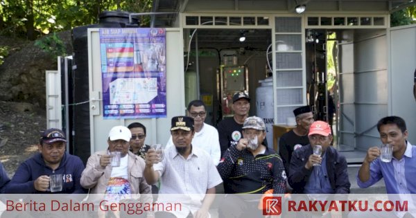 Bisa Nikmati Air Minum Layak, Warga Pulau di Sinjai: Terima Kasih, Pak Gubernur Sulsel!