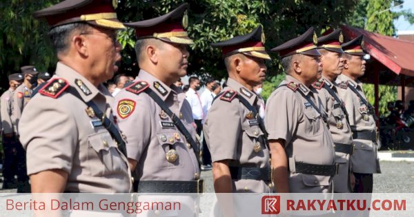 Kapolres Pimpin Sertijab, Lima Pejabat Utama Polres Wajo Berganti