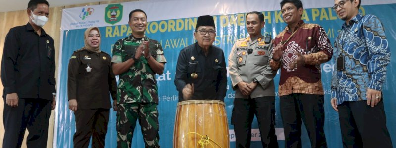 Wali Kota Palopo Hadiri Rakor Regsosek 2022