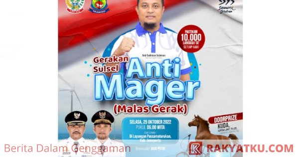 Sulsel Anti Mager di Jeneponto Berhadiah Kuda, TV dan Sepeda