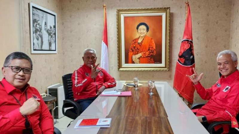 Gubernur Jawa Tengah Ganjar Pranowo mengatakan menerima keputusan partai menjatuhkan sanksi teguran lisan buntut pernyataannya siap menjadi calon presiden (capres) 2024. (Arsip DPP PDI Perjuangan)

