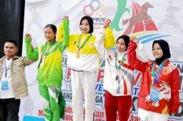 Lawan Atlet-Atlet Senior, Taekwondoin Sidrap Sabet Medali Perak Porprov XVII 2022