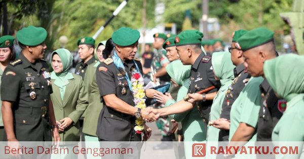 Pimpin Sertijab Pejabat Utama, Pangdam Hasanuddin: Kuatkan Kinerja dan Sinergitas