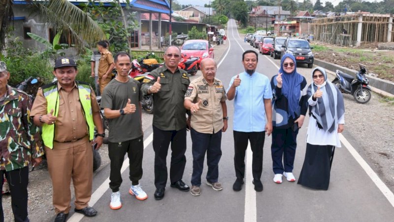 Gubernur Andi Sudirman Resmikan Ruas Jalan Boro di Jeneponto