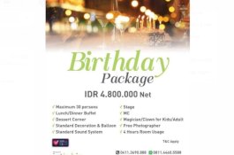 Promo Birthday Package Hotel Whiz Prime Sudirman, Jangan Lewatkan
