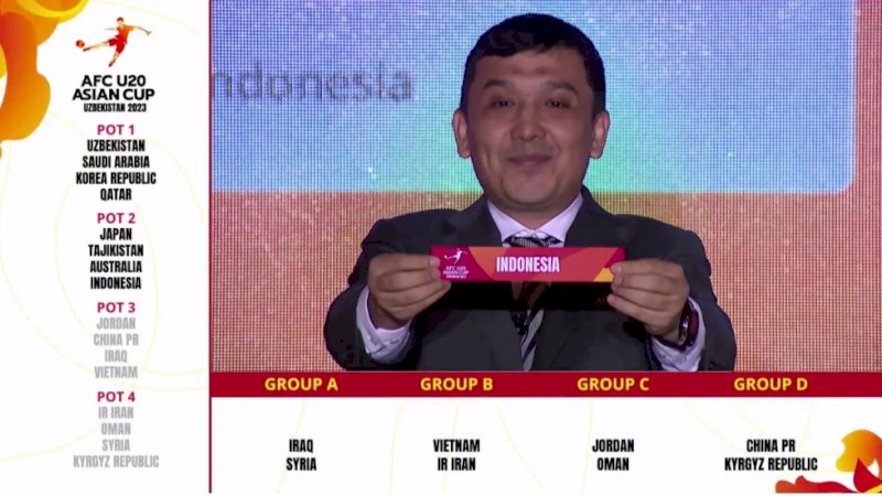 Timnas Indonesia U-20 dipastikan berada di Grup A bersama tuan rumah Uzbekistan, Irak dan Suriah di Piala Asia U-20 2023. (Foto: PSSI)