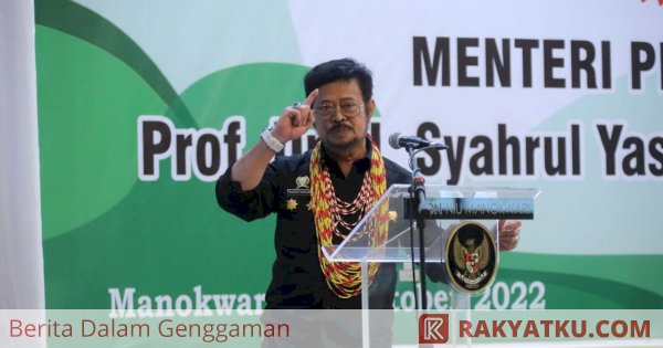 Mentan SYL Dorong Papua Barat Jadi Penghasil Sagu Berkualitas