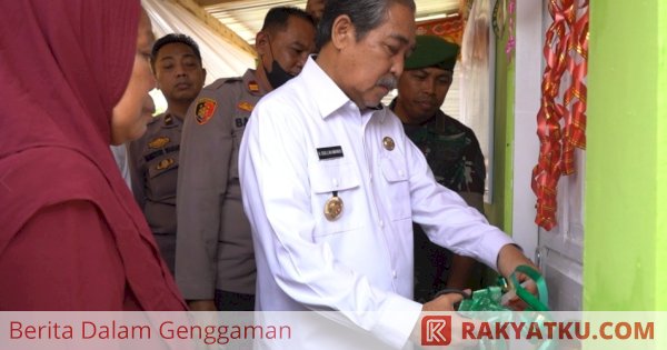 Bupati Sidrap Hadiri Penyerahan Bantuan Bedah Rumah dari Baznas