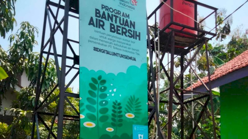 Tingkatkan Sanitasi Layak Masyarakat, Telkom Bangun Akses Air Bersih di Desa Pedalaman Nusantara