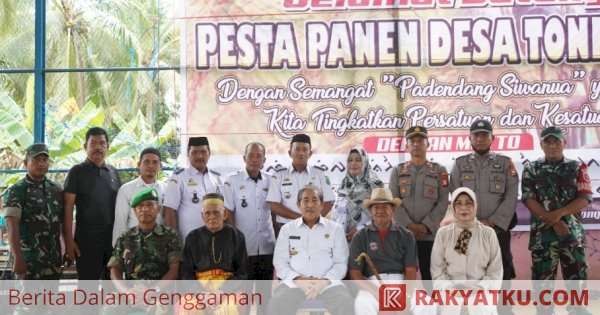 Bupati Sidrap Hadiri Pesta Panen Masyarakat Tonrongnge