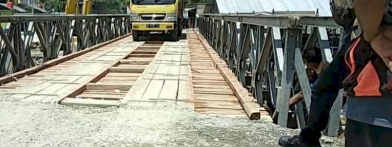 Jembatan&nbsp;Rampoang Palopo Sudah Bisa Diakses