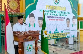 Hadiri Pembukaan Musda DMI Sidrap, Dollah Mando: Terus Makmurkan Masjid