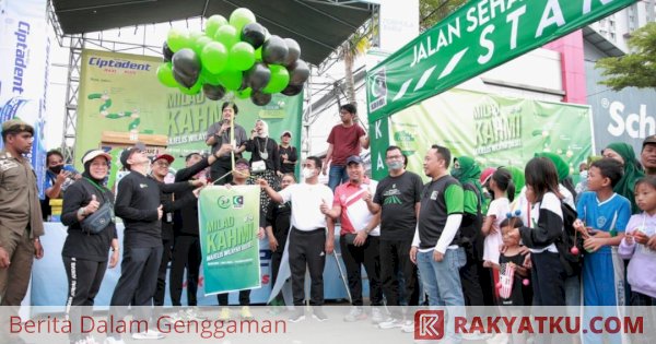 Wali Kota Makassar Lepas Jalan Sehat Milad ke-56 KAHMI Sulsel