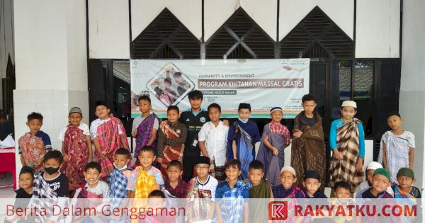 512 Anak Ikuti Khitanan Massal Gratis Yayasan Hadji Kalla Selama 2022