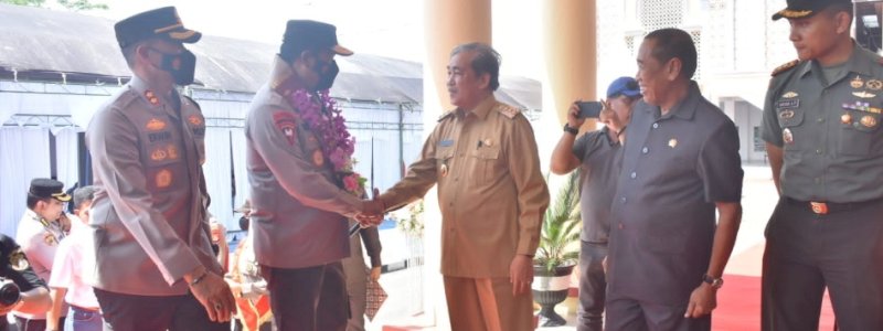 Sambut Kapolda Sulsel, Bupati Sidrap: Semoga Membawa Berkah