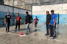 Sambut HUT Ke-415 Kota Makassar, Sekolah di Kecamatan Tallo Gelar Friendly Match Futsal