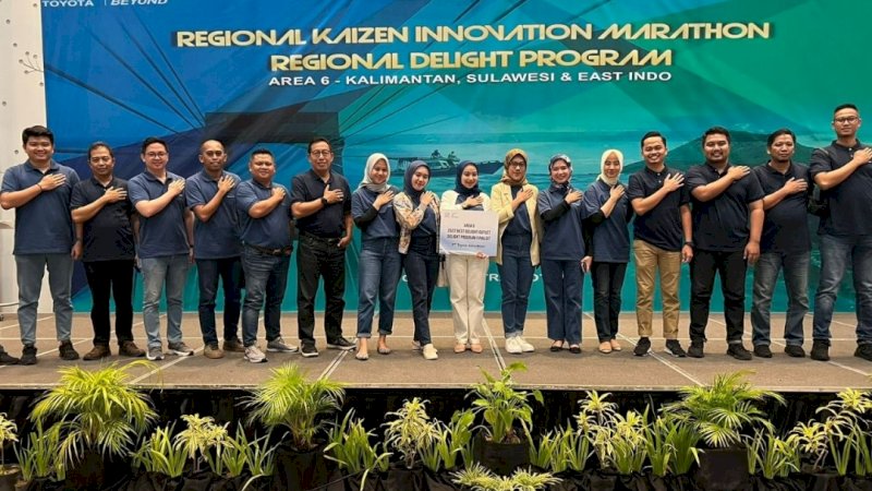 penganugerahan Regional Delight Program (Area Kalimantan, Sulawesi, dan, Indonesia Timur) yang digelar Toyota Astra Motor (TAM) di Four Points Hotel, Kota Manado, Sulawesi Utara (Sulut), Rabu (2/11/2022).