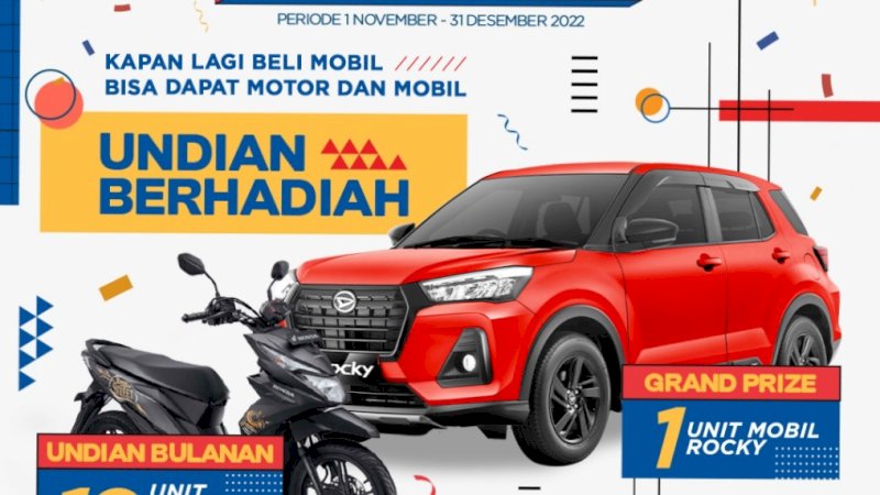 Ikuti Daifest 2022 #SerunyaBeliDaihatsu,  Promo Akhir Tahun Bertabur Hadiah