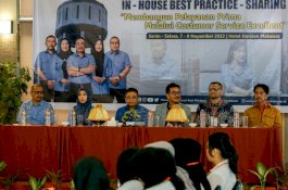 Pacu Tingkatkan Layanan , Petugas  Costumer Service PDAM Kota Makassar Dilatih In House Training