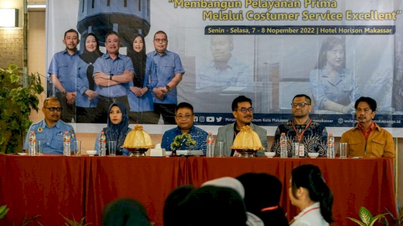 Pdam Makassar gelar pelatihan bagi Custemer Service di Hotel Horison, (7/11/22).